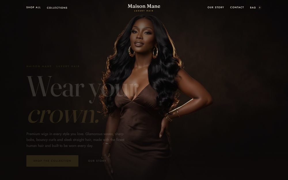 Maison Mane home page