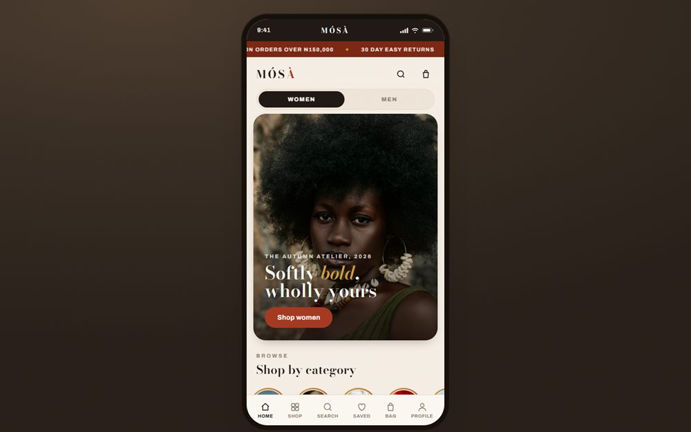 MÓSÀ Atelier home page