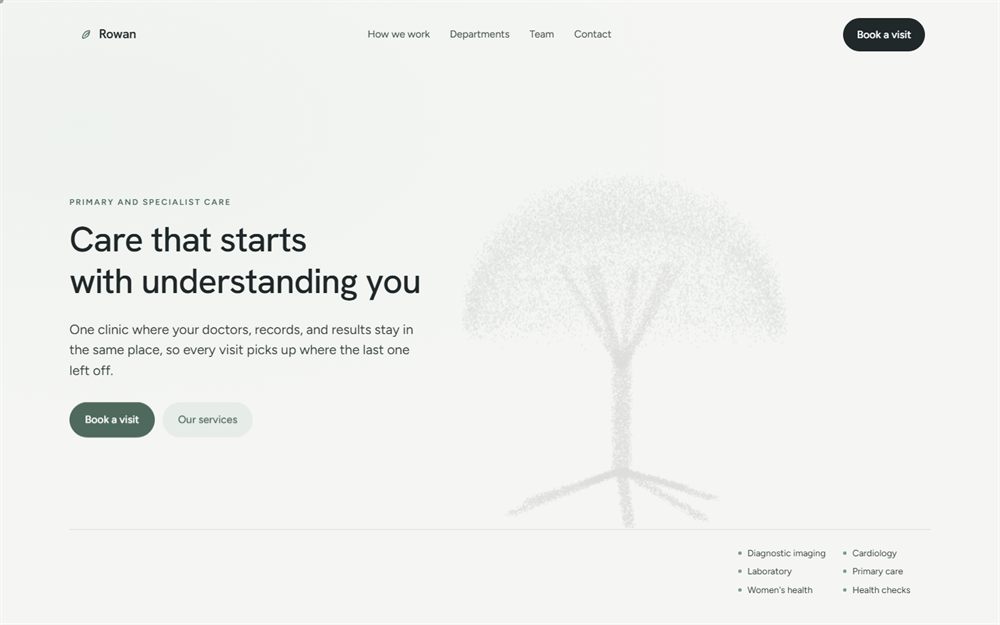 Rowan Clinic home page